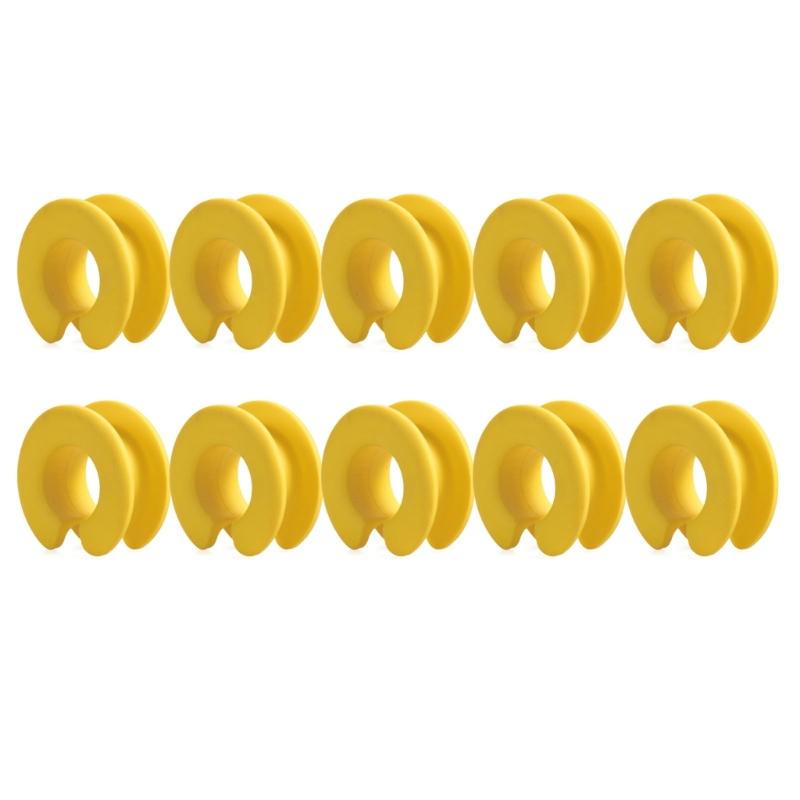 10pcs Silicone Clothes Hanger Fixed Hook Windproof Hanger Fixing Buckle Practical Fixing Ring Prevent Clothes Blowing Down