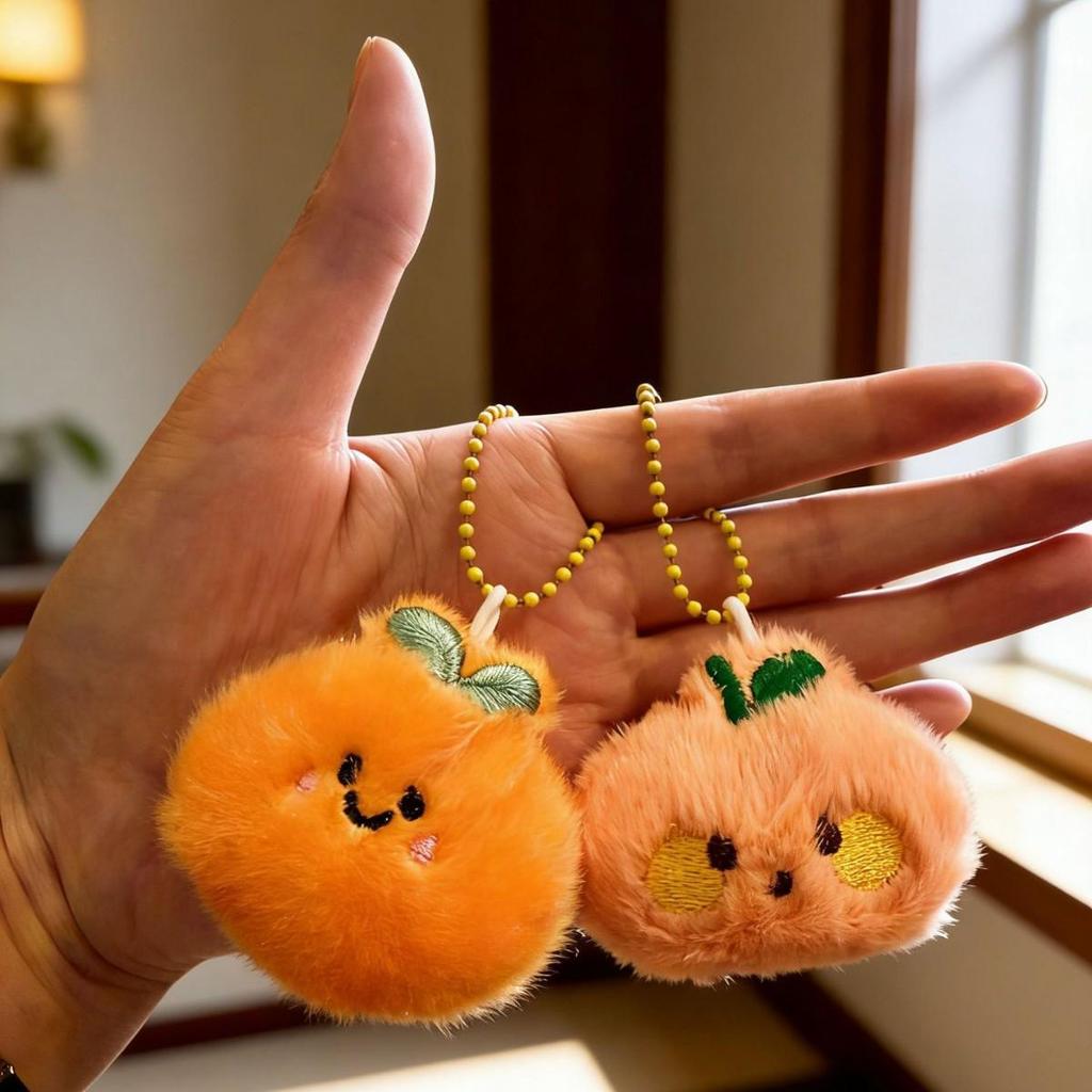 Year of the Horse Plush Ornaments: Festive Hanging Charms with Cute Horses, Fruits, and Fu Lu Dolls.