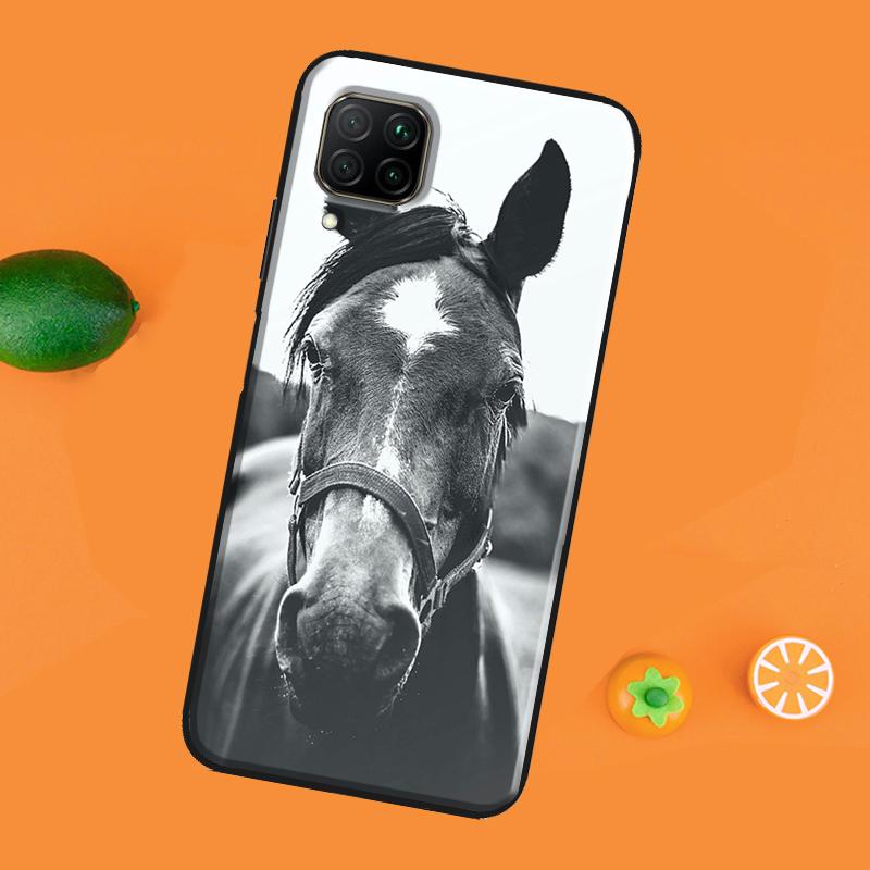 Pouzdro na telefon s motivem koně pro Huawei P40 Lite P20 P30 Pro Nova 5T P Smart Z 2019 2021 Honor 50 10i 8X 9X
