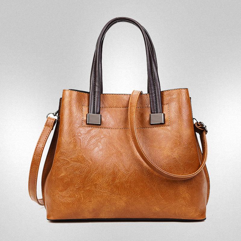 Multi-piece Set New Style Handbag Fashion Versatile Bucket Bag Shoulder Messenger Bag