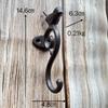 Vintage Cast Iron Wall Hook Heavy Duty Wall Mounted Hanging Hooks Rustic Decorative For Entryway Garden Home Decoration