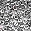 50Pcs Acrylic English Letter Beads For DIY Necklace Bracelet Earrings Jewelry Making Craft Accessories