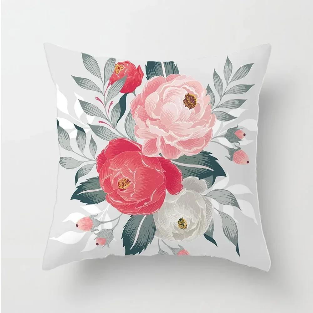 

Офисный диван, чехол для подушки, простой красивый цветочный узор, принт, роскошный домашний декор, чехол для подушки 66x66cm