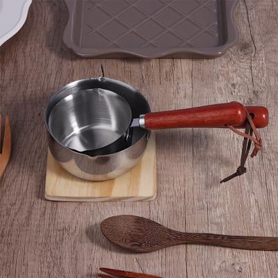 Mini-Öltopf 410 Edelstahl Mini-Milchtopf Kleiner Kochtopf zum Kochen von Butter Schmelztiegel Butterwärmer Küchentopf