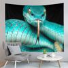 Fear Cobra Tapestry Reptiles Snake Tapestry Wildlife Illustration Tapestry Wall Hanging Home Living Room Bedroom Dorm Tapestries