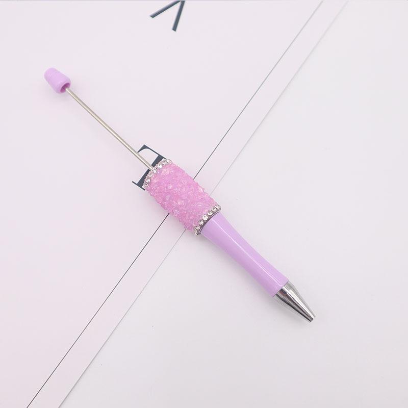 High-Quality Handmade Rhinestone Bead Stringing Pen - Cute Crystal Design for Labeling
