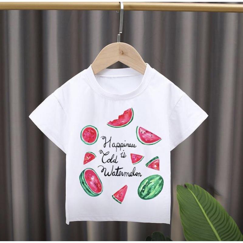 Fruit Cartoon Print T-Shirt Children'S Jacket