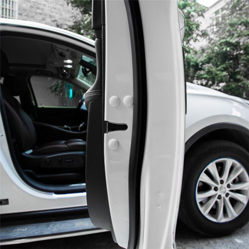 12Pcs Universal Car Interior Door Lock Screw Protector 3M Adhesive Anti-rusty Durable Cover Cap Trim Black White Mini Car Stuff