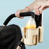 Quick Release Stroller Water Bottle Organizer with Phone Holder Trolley Drinks Holder Wheelchair