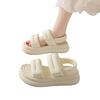 Dopamine sandals women's outer wear 2025 new summer platform Velcro sandals gentle wind casual beach sandals