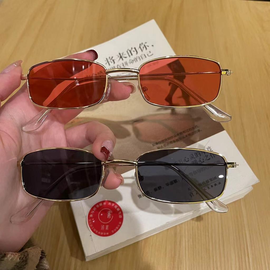 Vintage Sunglasses Men Square Metal Frame Sunglasses Pilot Mirror Classic Retro Sun Glasses Women Luxury Summer Eyewear