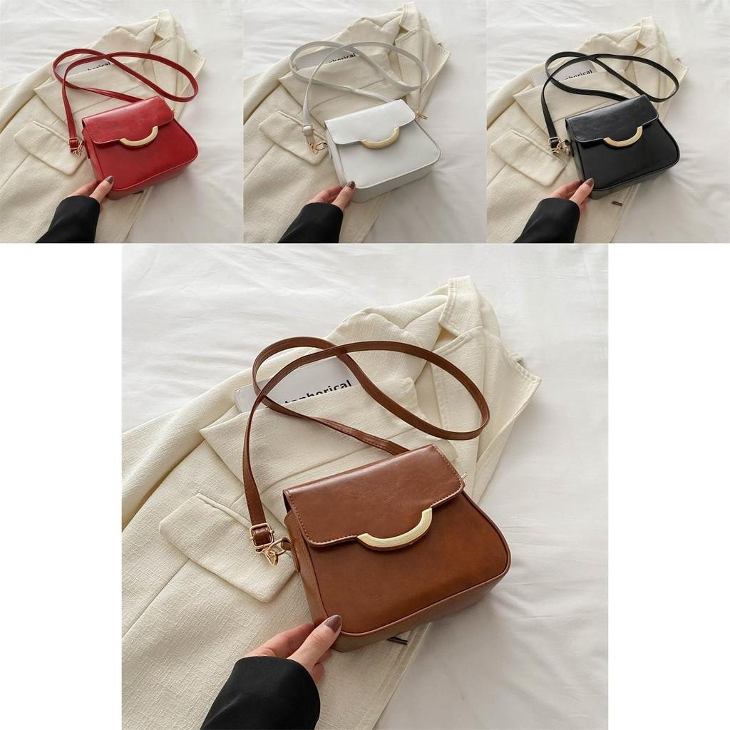 Chic Casual Commuter Small Square Shoulder Crossbody Handbag For Everyday Use