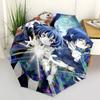 1pc Angel Beats! Outdoor Umbrella - Automatic Opening & Closing, Portable Tri-Fold Design with 8-Rib Iron Frame - Perfect Gift for Fans, Travelers, Da