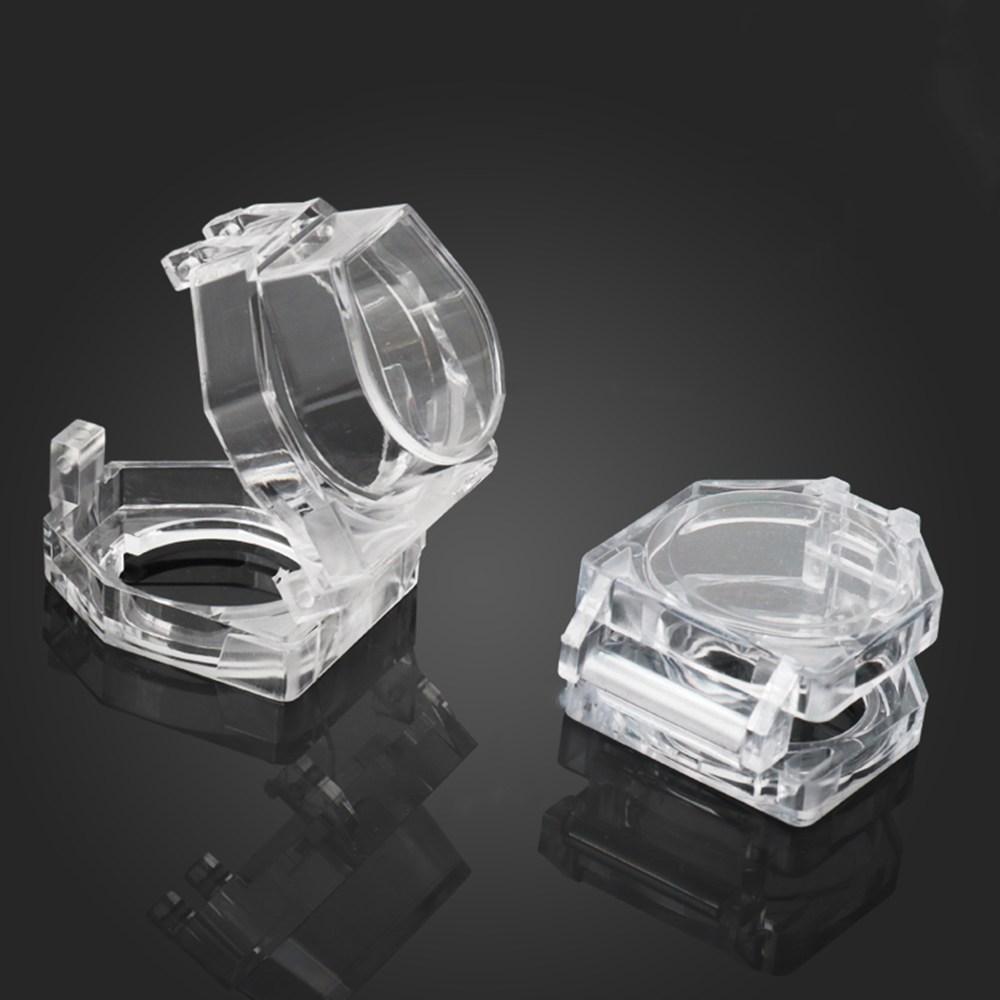 22mm Not-Aus-Taster, Schutzabdeckungstaster, Schalterabdeckung, Vorhängeschloss-Schutzabdeckung, transparente Staubabdeckung