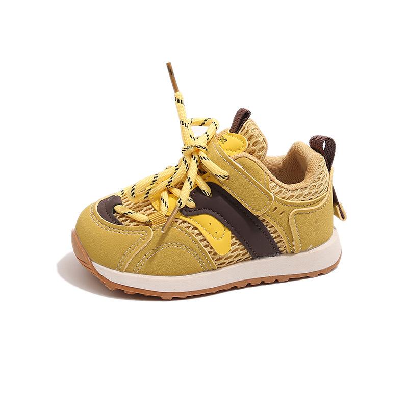 Boys Shoes Forrest Gump Shoes 2025 Spring and Autumn Boys Sports Shoes Medium and Older Children's Casual Shoes Girls Shoes Leather Soft Sole