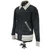 Wilson USA 100% Nylon Coach Jacket Men M Black Hit Union Vintage(USED)