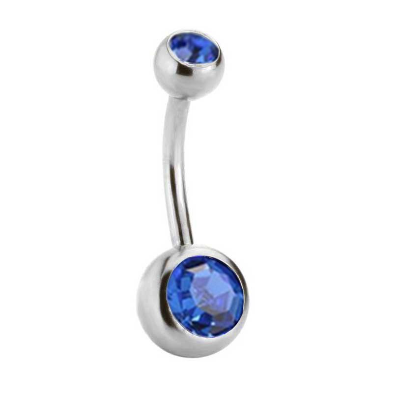Neue Mode Sexy Damen Chirurgischer Stahl Kristall Bauchnabel Bauchnabelringe Bar Körperschmuck Piercing Schmuck