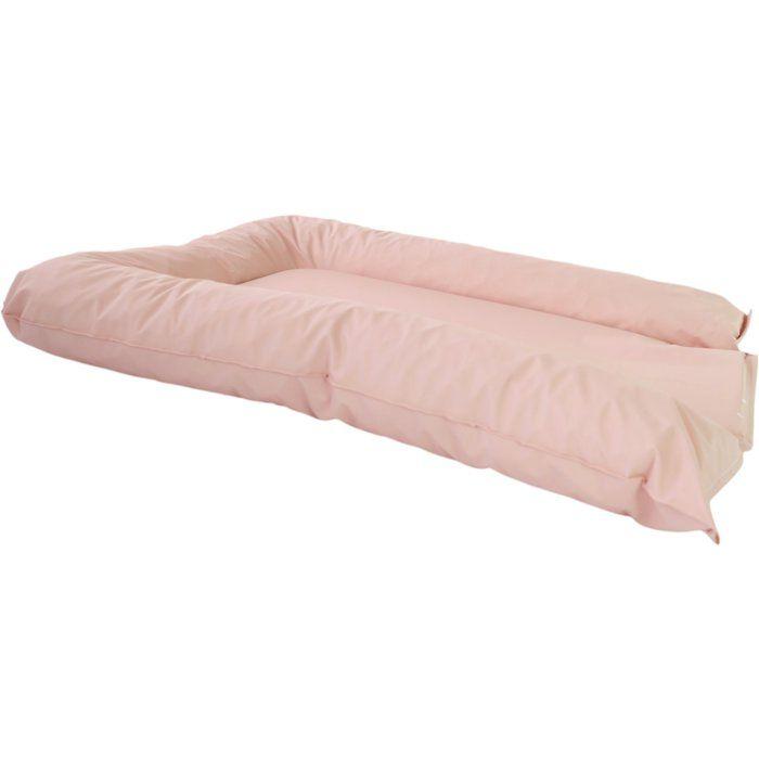 Matelas à langer - TINEO - FLOCONS - PVC - Rose poudre