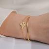 Cazador Witch Knot Wax Rope Bracelet for Women Stainless Steel Amulet Wicca Charm Bracelets Witchcraft Jewelry Birthday Gift New