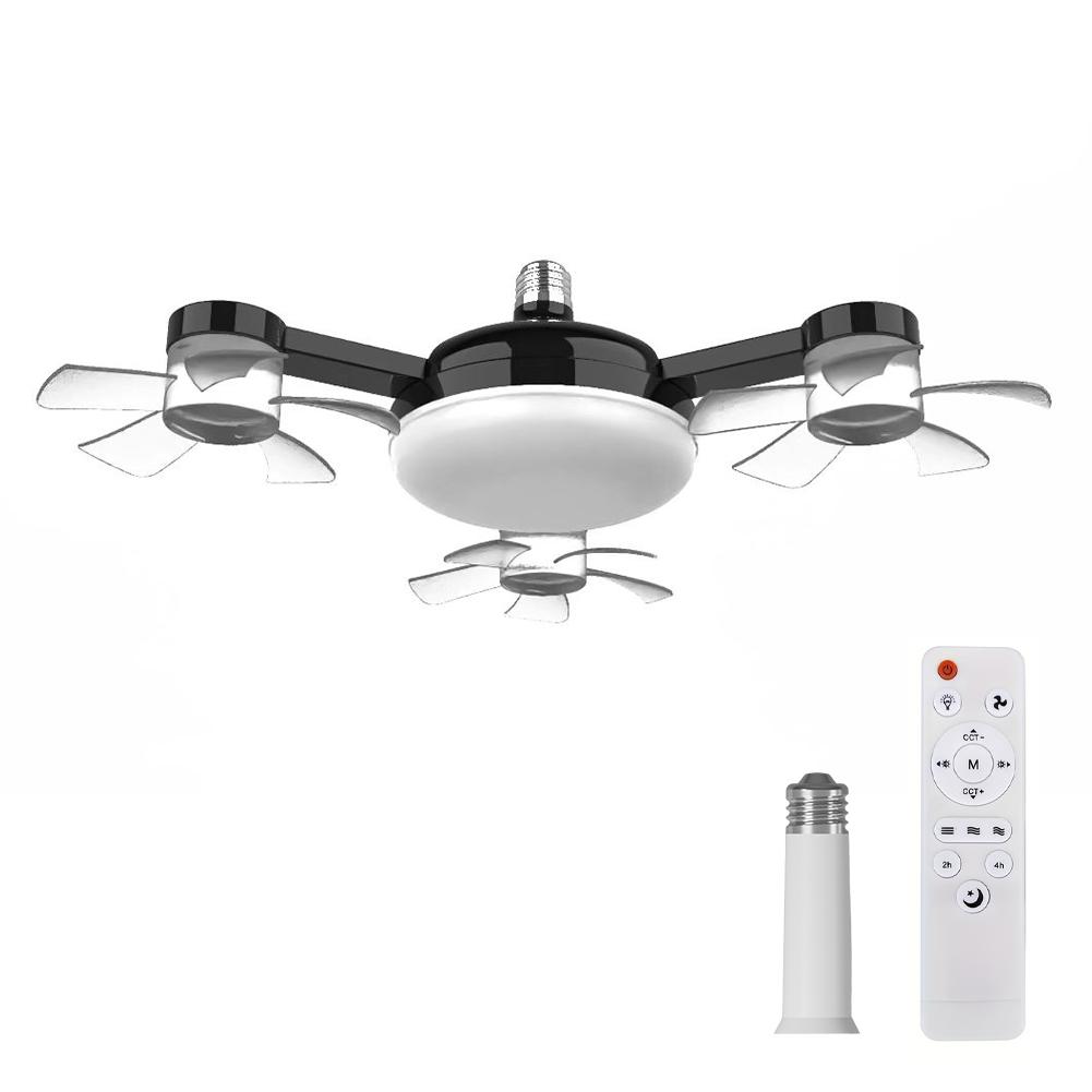 Drone Fan with LED Lantern Remote Control Electric Cordless Fan Universal Dimming Drone Fan for Dining Room Bedroom Living Room