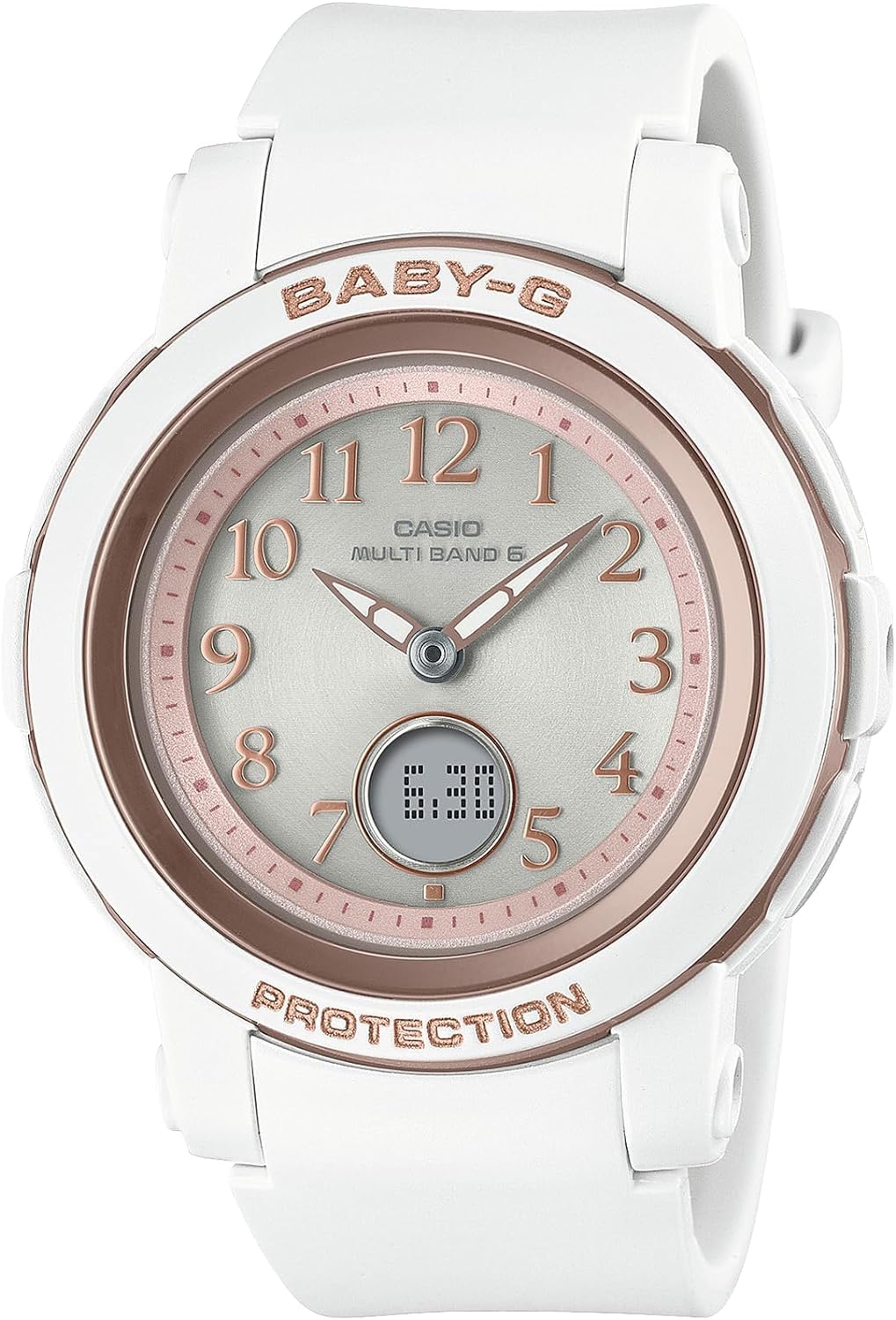 

Женские радиоуправляемые часы Casio Baby-G с солнечной батареей, Tough Solar, BGA-2900AF-7AJF, Белые
