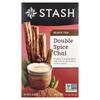 Black Tea, Double Spice Chai, 18 Tea Bags, 1.1 Oz (33 G)