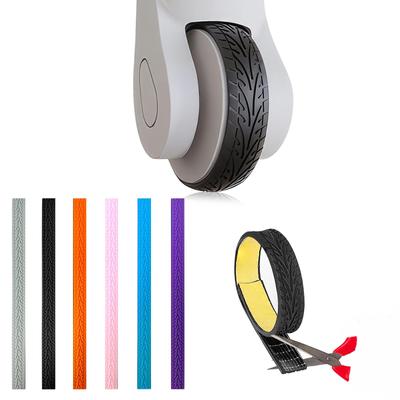 TUAHOUS Wheel Cover, 8 Caster Covers, Silent, Silicone, Cutable, Scratch-Resistant, Dirt and Rolling Prevention,