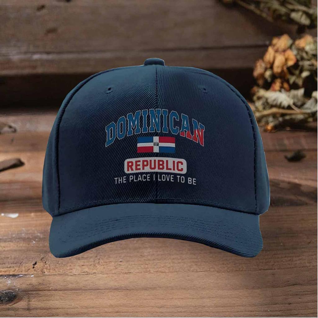 Dominikanische Republik Verstellbare Baseballkappe Mehrfarbige Trucker-Mütze für den täglichen Gebrauch Outdoor-Urlaub Pendeln