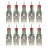 10pcs Curved Shading Needles Disposable Ultra Thin Curved RM Stainless Steel Shading Cartridge