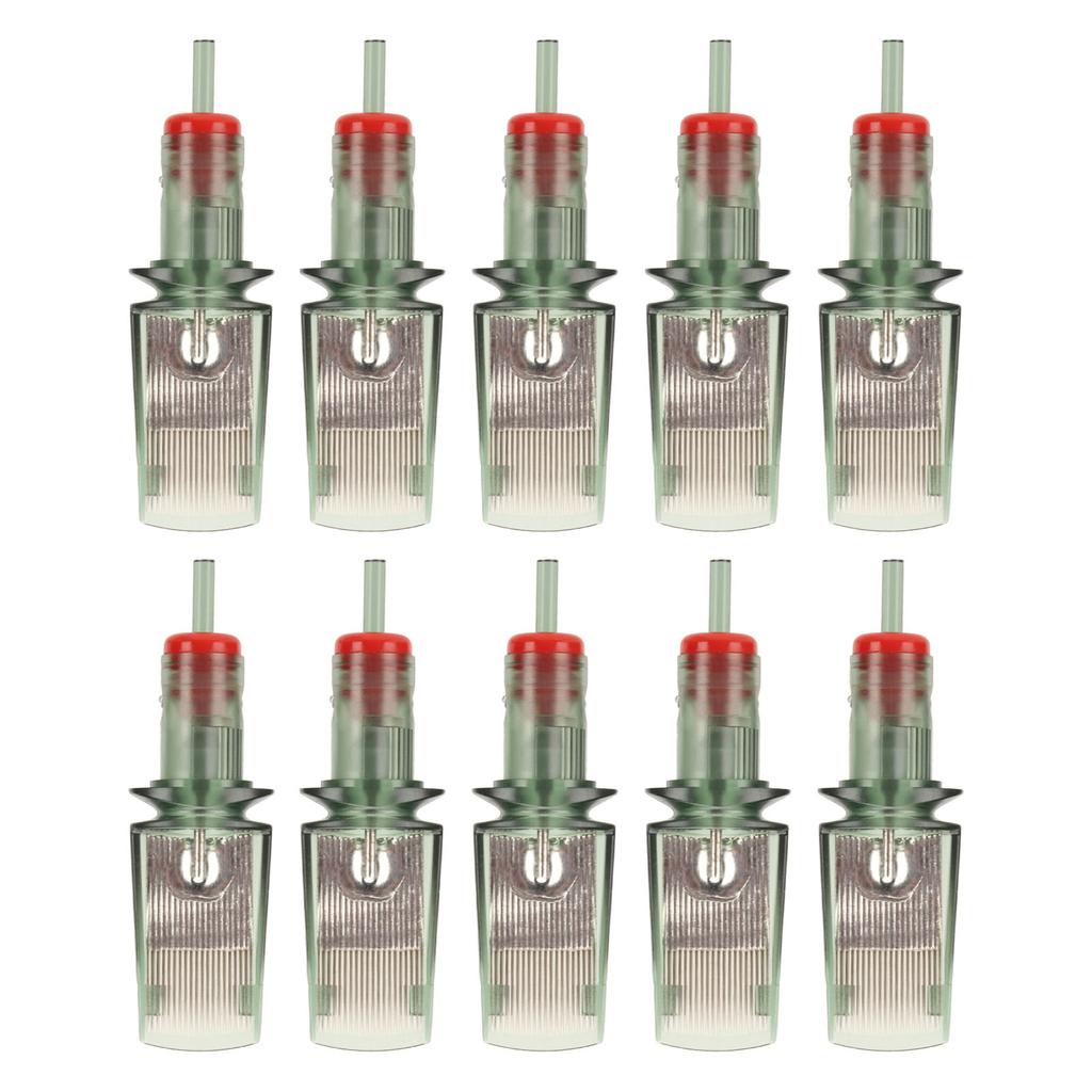 10pcs Curved Shading Needles Disposable Ultra Thin Curved RM Stainless Steel Shading Cartridge
