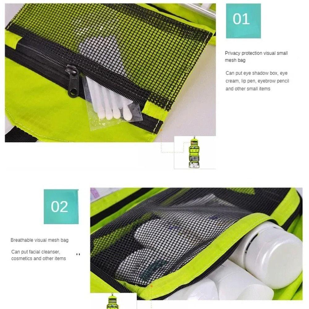 Portable Travel Toiletry Bag Waterproof Makeup Bag Multi-function Wash Organizer Kit Home Supplies