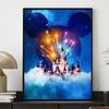 Diamond Painting Castle Mickey Mouse Starry Sky Fireworks Art Painting Cute DIY Rhinestone Mosaic Cross Stitch Kit, Embroidery Gift, Home Decor