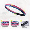 Sports Headband Great Sweat Absorption Capacity High Elastic Stretch Soft Non-slip Breathable Braided Colorful Reusable Pilates Workouts Headband