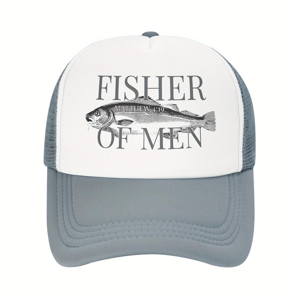 Fisher of Men Matthew 419 Trucker Hat Breathable Mesh Baseball Cap Casual Adjustable Headwear