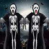 European & American Halloween Skull Claw Skeleton Gloves for Carnival Dance Party