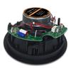 6.5" Angled Fixed-Resistance Ceiling Speaker with Built-In Self-Suction Grille for Home Theater Surround Sound