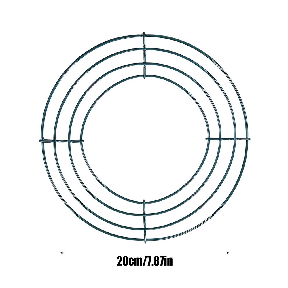 Metal Wreath Hoop Round Wreath Craft Supplies Frame Christmas Wreath Crafting Frame For Winter Holiday Decor Fake Flower Decor