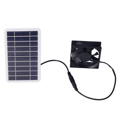 2,5 W Solar Panel Fan Solar Pet Abluftventilator für Outdoor Zucht Pflanzen