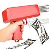 Pistolet à billets de jeu Jouet Jeu de fête amusant Pistolet lance-billets Argent papier Mariage Décoration d'anniversaire Jouets lanceurs Enfants