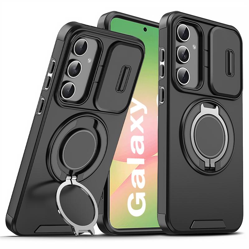 Armor Lens Protecte Case For Samsung Galaxy A56 A36 A26 A16 5G Magnetic Ring Cases for Samsung A55 A54 A35 A25 A15 A14 A13 Cover