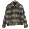 Check Pattern COP Jacket S Gray Women Used