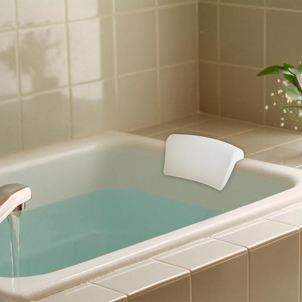 Bath Pillow Bathtub Spa Cushion Ergonomic Neck Support Shower Bathroom Supply Household Merchandises Tub Rest