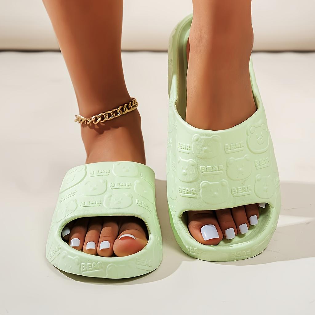 Damen Weiche Hausschuhe Rutschfeste Hausschuhe Leicht und Bequem Strandhausschuhe