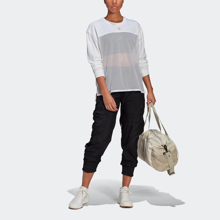 Women's T-Shirt Adidas Drop Shoulder Sleeve T Shirt Women's White