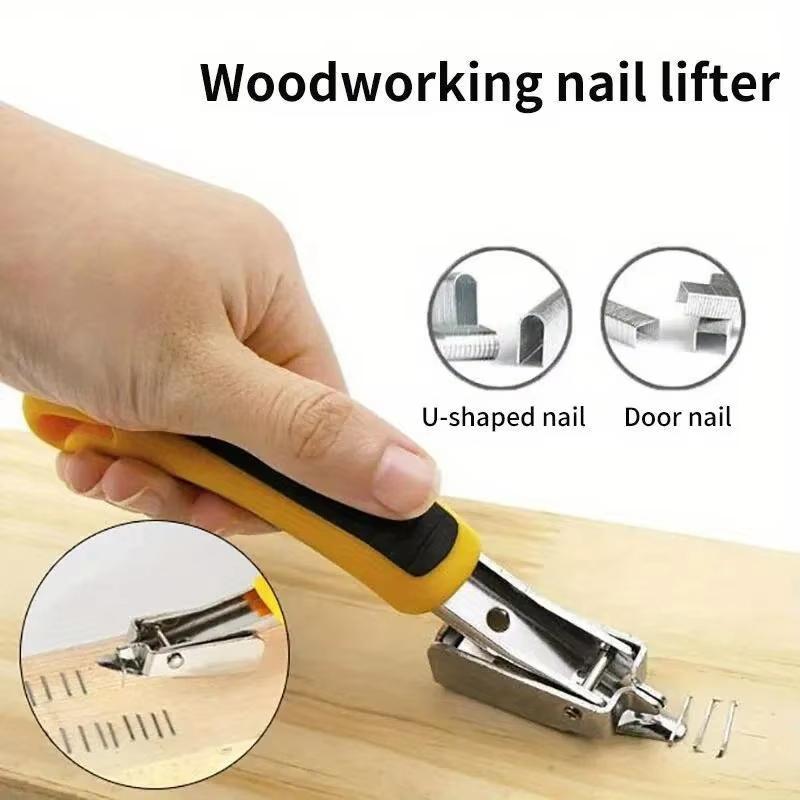 1pcsNail Puller Carpenter Alloy Steel Dismantling Tool Interior Decoration Stick Prying Nail Puller Multifunction Staple Remover