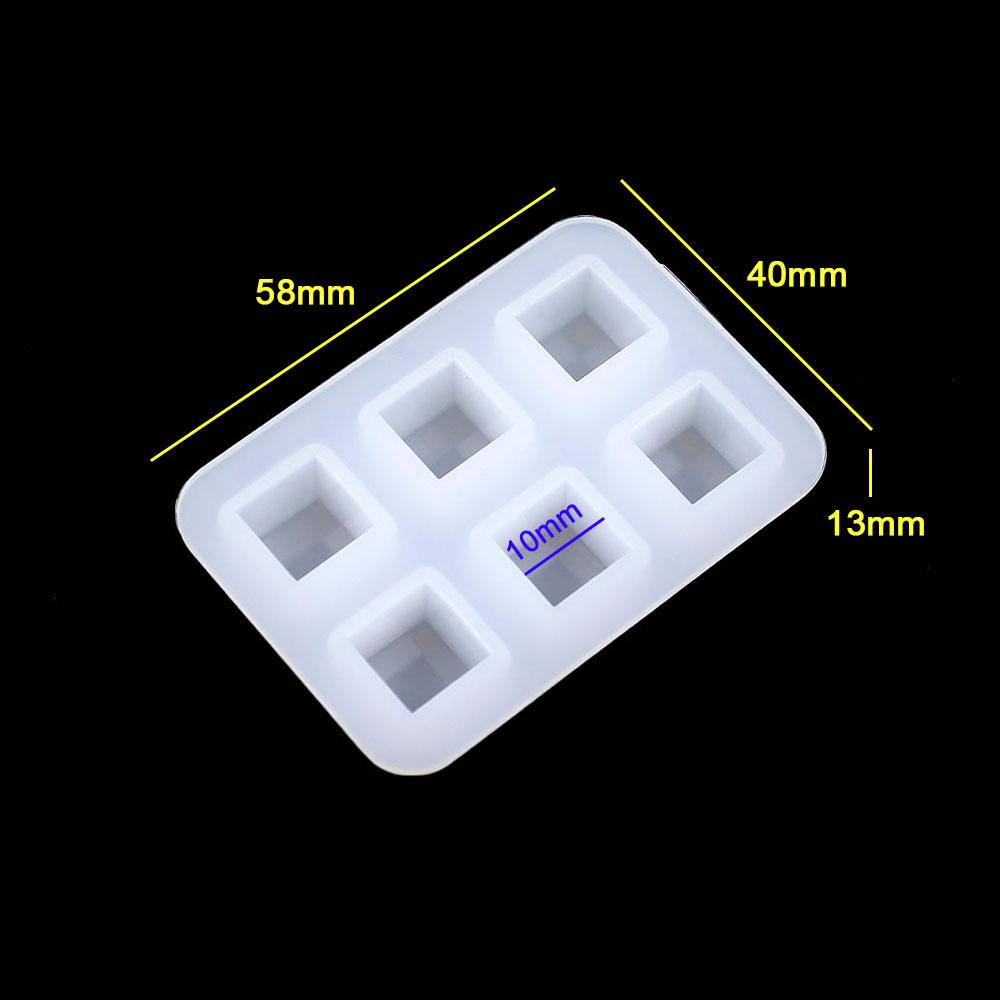 For Fun DIY Earrings Pendants Silicone Molds Epoxy Resin Mold Cube Ball Beads Mould Jewelry Making Necklace Bracelet Tools