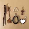 Animal Print Star Bag Accessory Multipurpose Keychain Decoration Made Of Sturdy Rope And Alloy