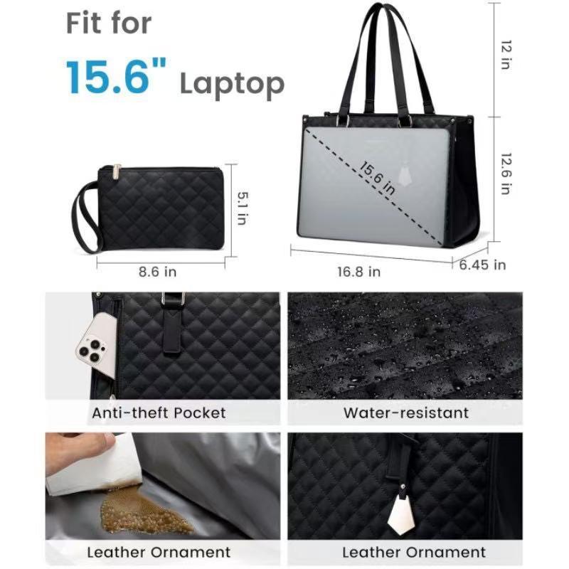 Spot 2-in-1 Tote & Insulated Lunch Bag Set: Large Capacity Women's Handbag & Crossbody Bag
