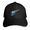 Galaxy Ff7 Black Baseball Cap Lightweight Packable Gift For Him Her Casual Daily Wear
