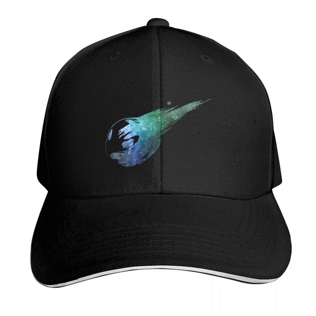 Galaxy Ff7 Black Baseball Cap Lightweight Packable Gift For Him Her Casual Daily Wear